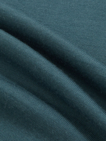 Merino Wool Half Zip Jumper in Orion Blue | Reiss Men Exclusive