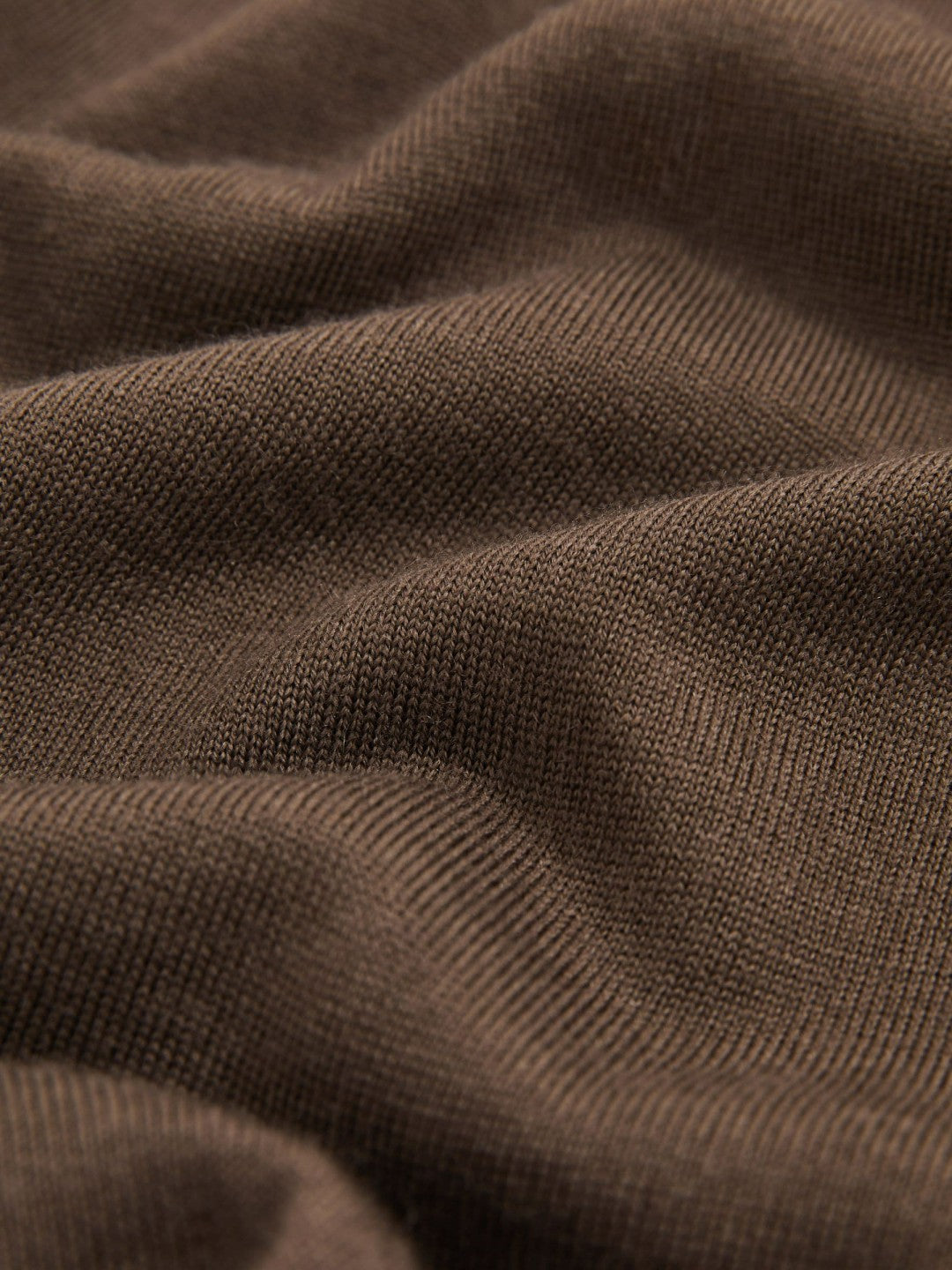 Merino-Wool Crew-Neck Jumper in Chocolate Brown | Reiss Men Best Seller