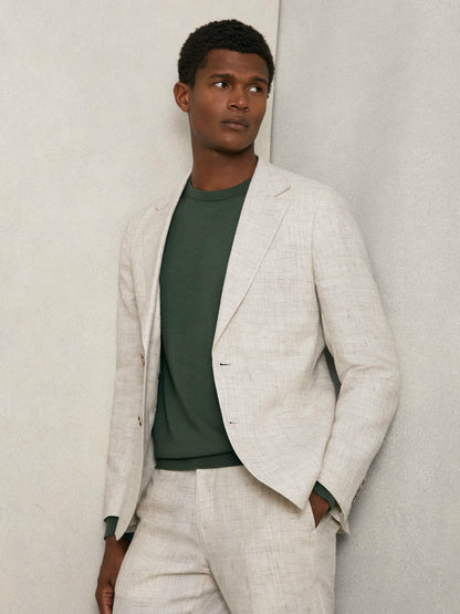 Merino-Wool Crew-Neck Jumper in Kale Green | Reiss Men Popular