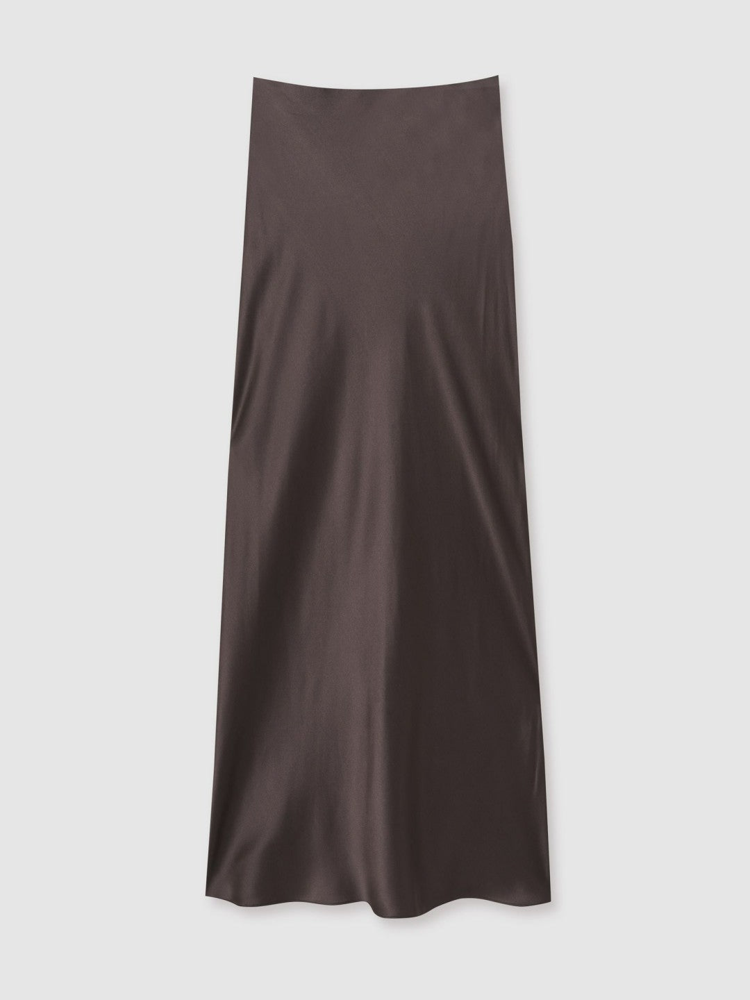 Silk Slip Maxi Skirt in Mauve | Reiss Women Exclusive