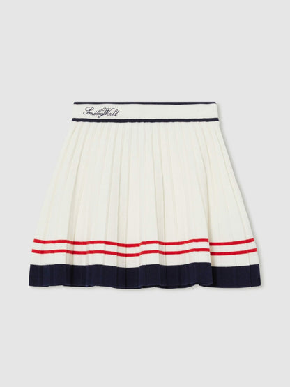 9-13 yrs SmileyWorld Tennis Skirt in Off White | Reiss Children & Baby New