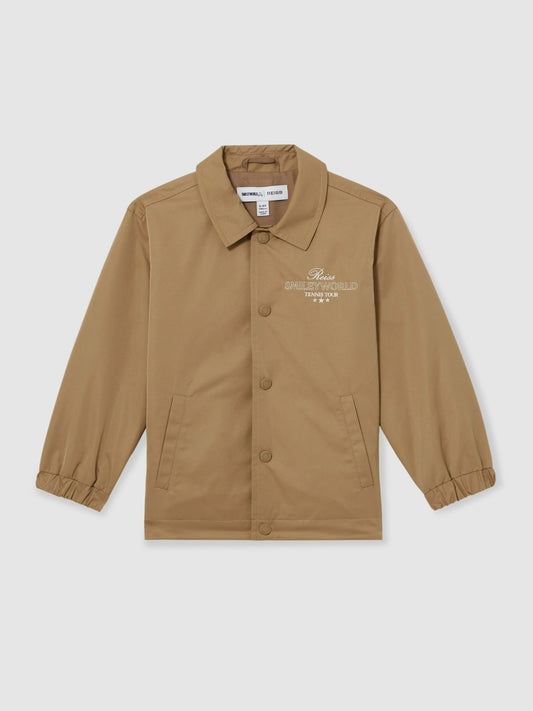 13-14 yrs SmileyWorld Harrington Jacket in Stone | Reiss Children & Baby Popular