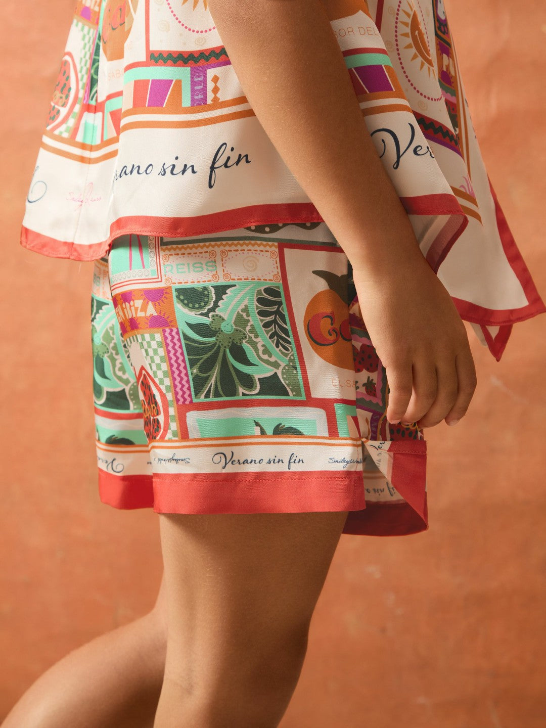 13-14 yrs SmileyWorld Motif-Print Shorts in Multi | Reiss Children & Baby Signature