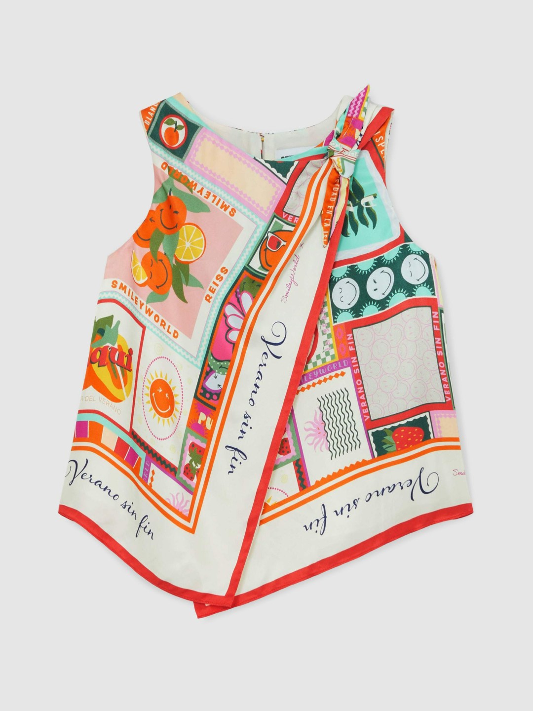 4-9 yrs SmileyWorld Motif Print Top in Multi | Reiss Children & Baby Popular