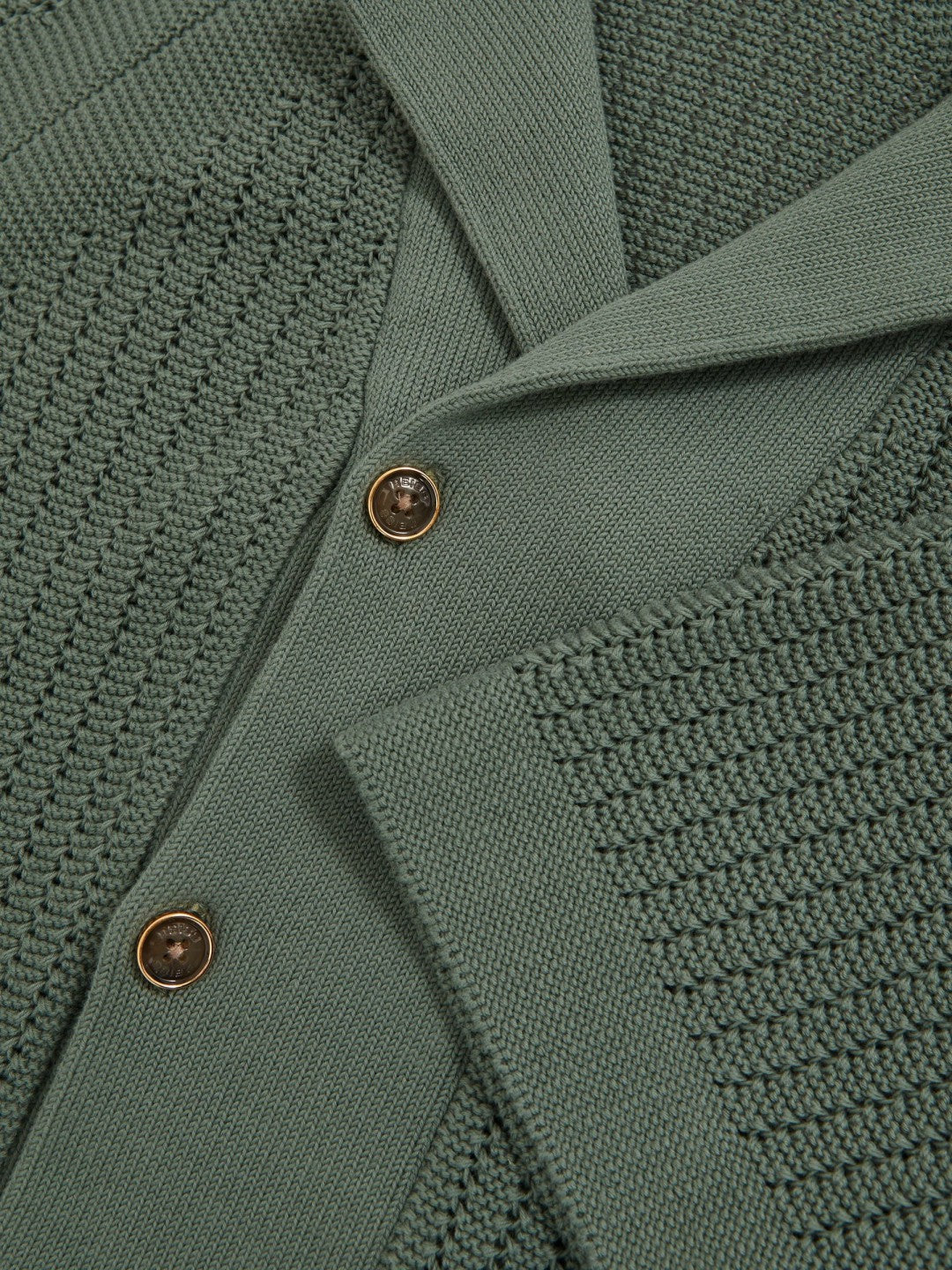Cotton Textured-Knit Cuban-Collar Shirt in Pine Green | Reiss Men Best Seller