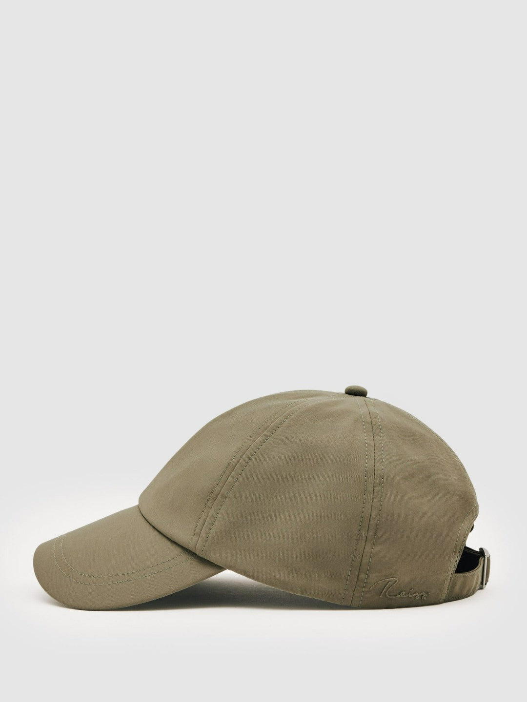 Embroidered-Logo Tech Baseball Cap in Sage Green | Reiss Men Signature