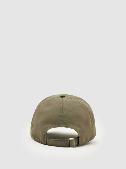 Embroidered-Logo Tech Baseball Cap in Sage Green | Reiss Men Signature