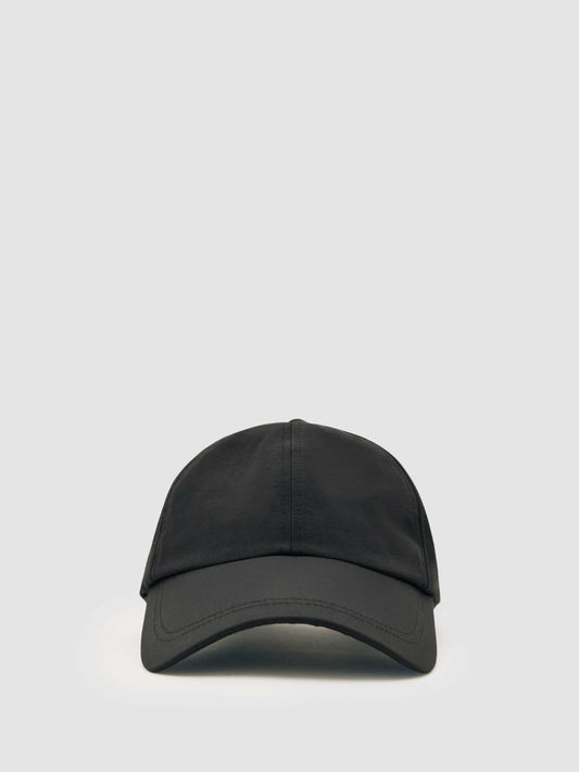 Embroidered-Logo Tech Baseball Cap in Black | Reiss Men Featured