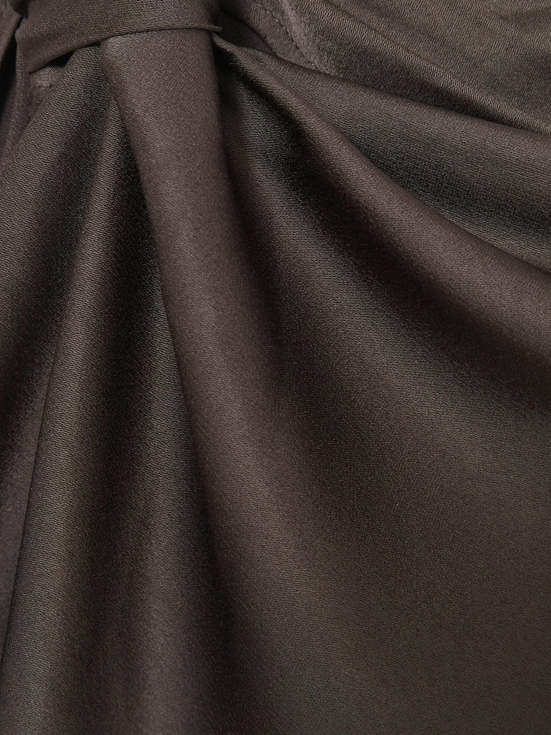 Satin Asymmetric Draped Midi Dress in Mauve | Reiss Women Popular