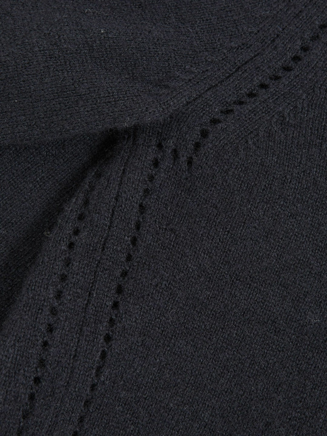 3-9 yrs Wool-Blend Open-Stitch Jumper with Cashmere in Navy | Reiss Children & Baby Signature