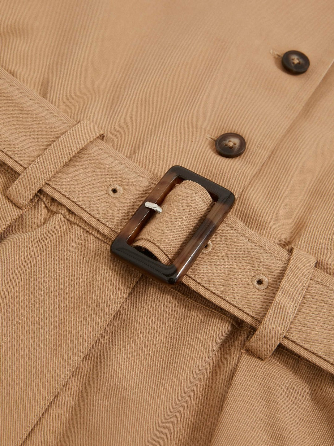 3-9 yrs Cotton-Lyocell Utility Playsuit in Camel | Reiss Children & Baby Signature