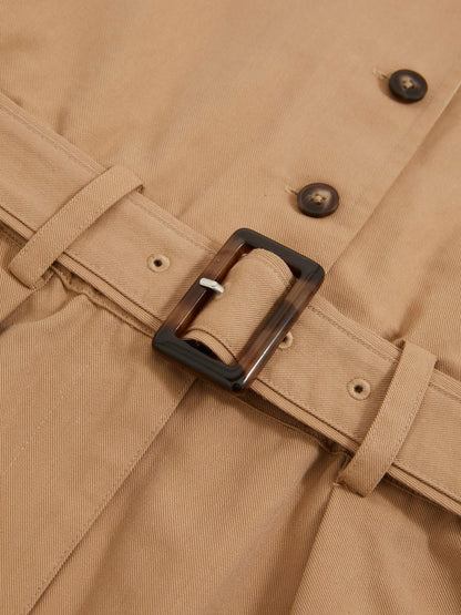 3-9 yrs Cotton-Lyocell Utility Playsuit in Camel | Reiss Children & Baby Signature