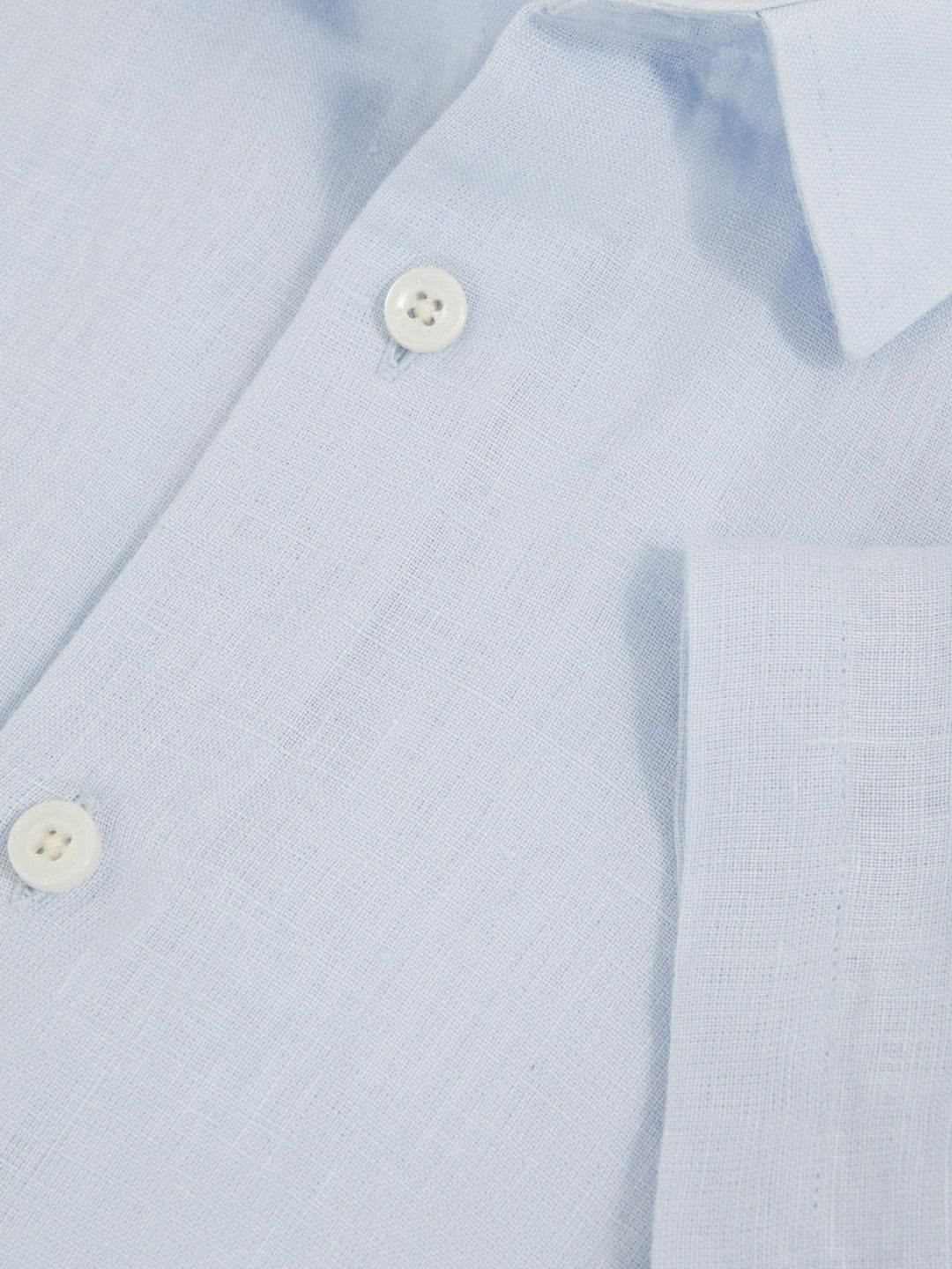 3-9 yrs Short Sleeve Linen Shirt in Pale Blue | Reiss Children & Baby Best Seller