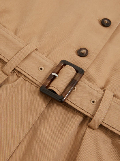 9-13 yrs Cotton-Lyocell Utility Playsuit in Camel | Reiss Children & Baby Signature