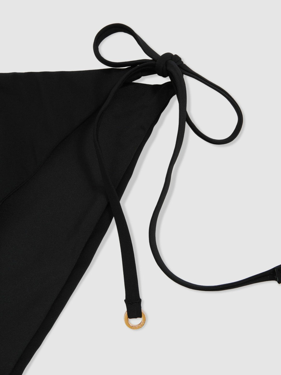 Side Tie Bikini Bottoms in Black | Reiss Women Best Seller