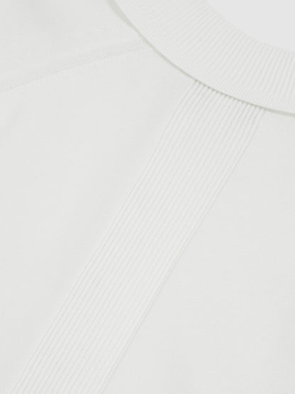 Cotton Concealed Placket Polo Shirt in White | Reiss Men Recommended