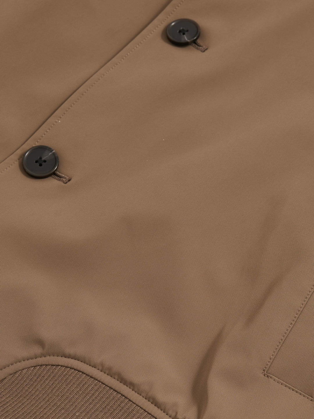 Technical Button Through Jacket in Chestnut Brown | Reiss Men Premium