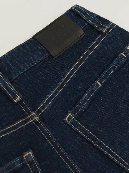 Paige Denim Bermuda Shorts in Navy | Reiss Women Featured