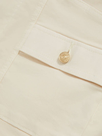Paige Cargo Shorts in Cream | Reiss Women Signature