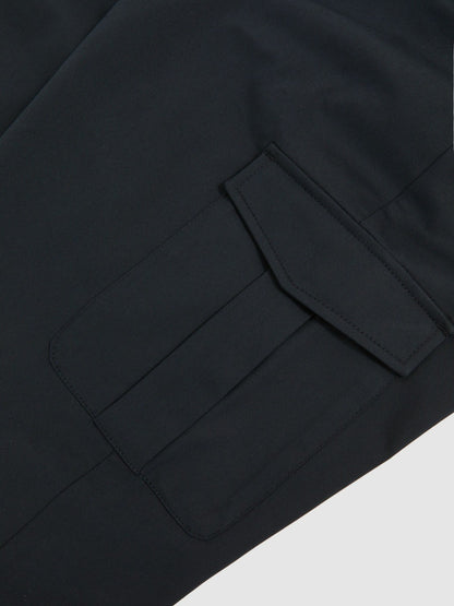 Cotton-Lyocell Cargo Trousers in Navy | Reiss Men Popular
