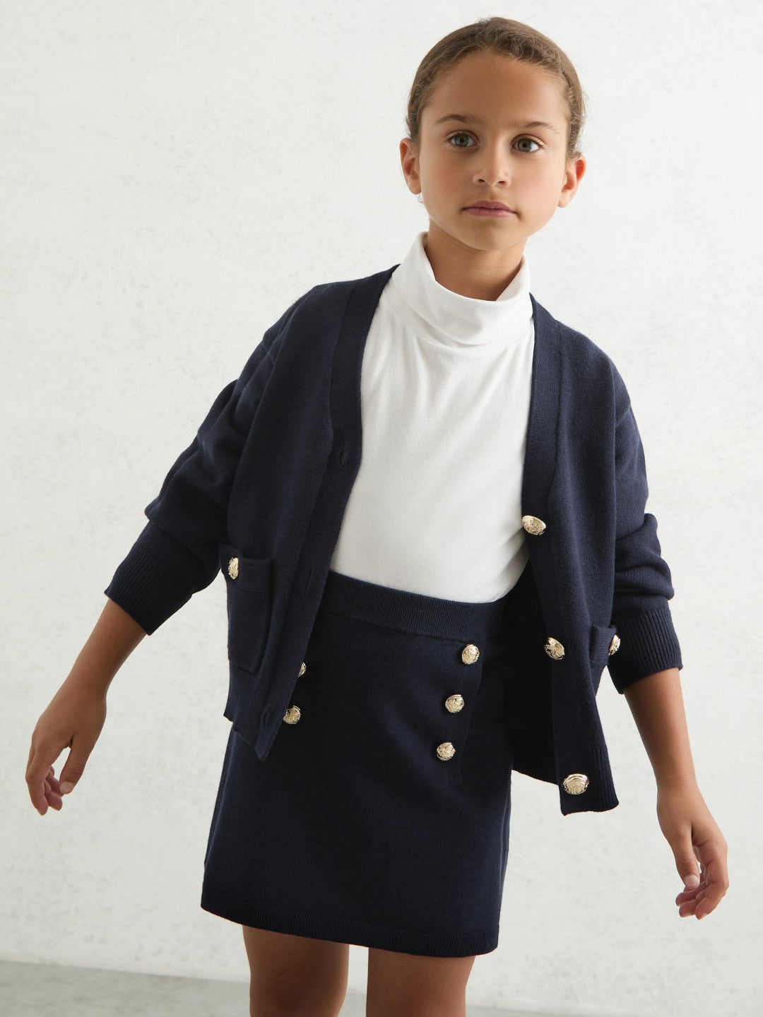 Skirt in Navy | Reiss Children & Baby New