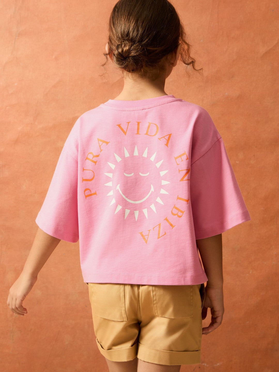 4-9 yrs SmileyWorld | Sun-Print T-Shirt in Pink | Reiss Children & Baby Premium