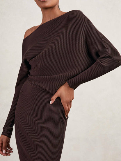 Dress in Plum Purple | Reiss Women Exclusive