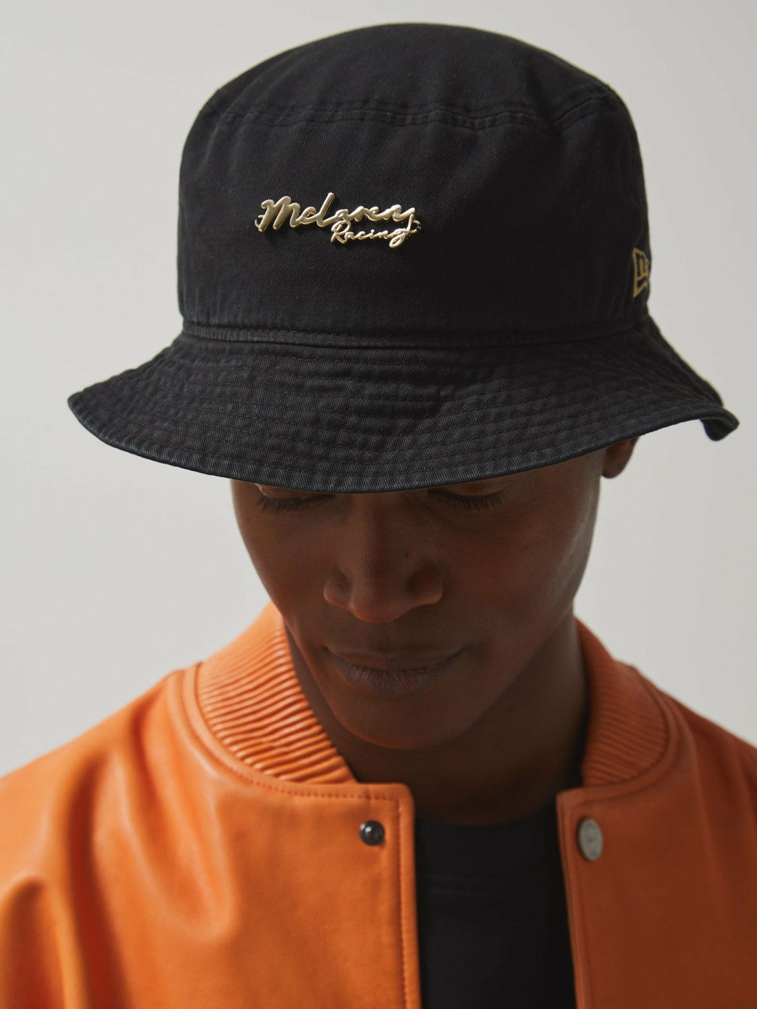 Unisex Fit McLaren Racing Cotton Bucket Hat in Black | Reiss Men Popular