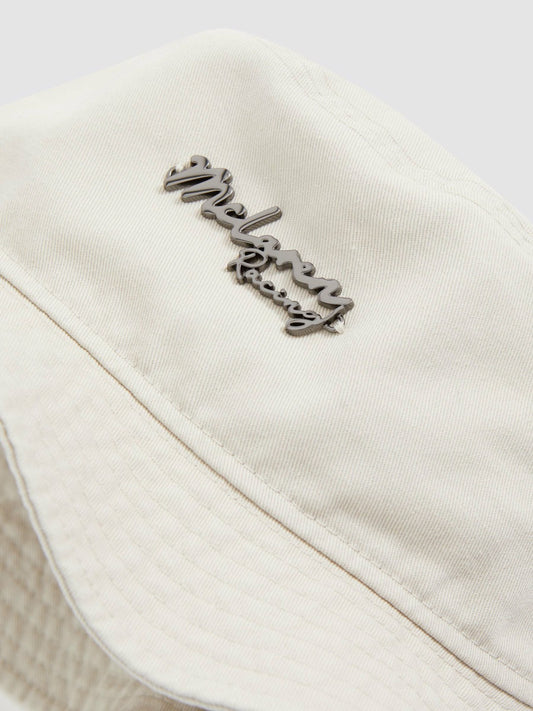 Unisex Fit McLaren Racing Cotton Bucket Hat in Stone | Reiss Men Recommended