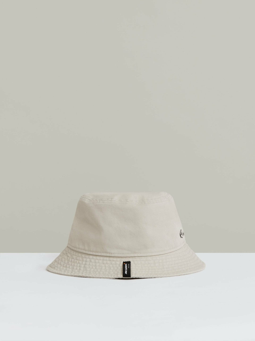 Unisex Fit McLaren Racing Cotton Bucket Hat in Stone | Reiss Men Recommended