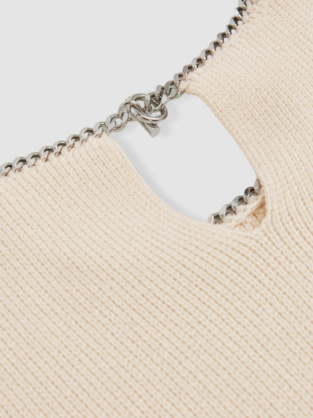 Wool-Blend Necklace-Trim Jumper with Cashmere in Cream | Reiss Women Popular
