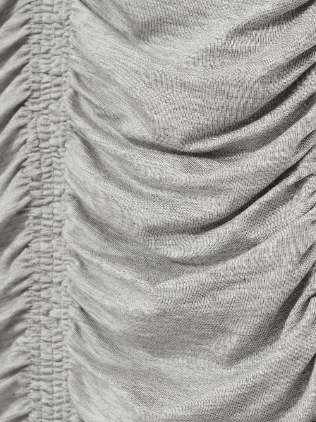 Stretch Lyocell Jersey Ruched Vest in Silver Grey | Reiss Women Exclusive