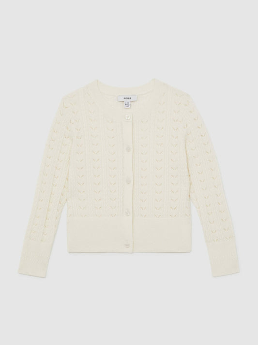 Cardigan in Ivory | Reiss Children & Baby New