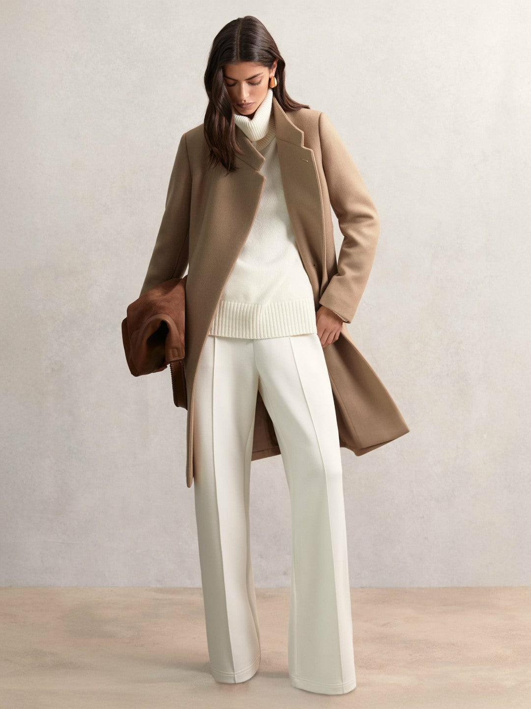 Coat in Camel | Reiss Women Trending