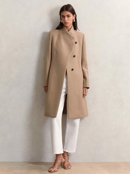 Petite Coat in Camel | Reiss Women Popular