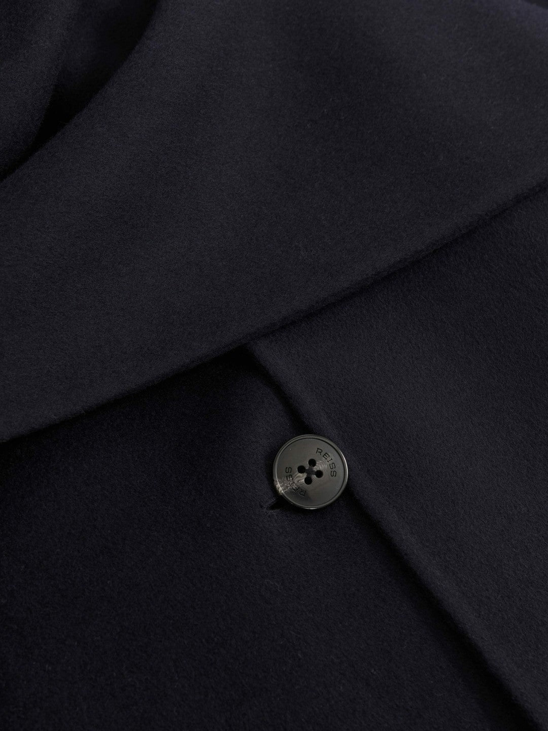 Coat in Navy | Reiss Women Recommended