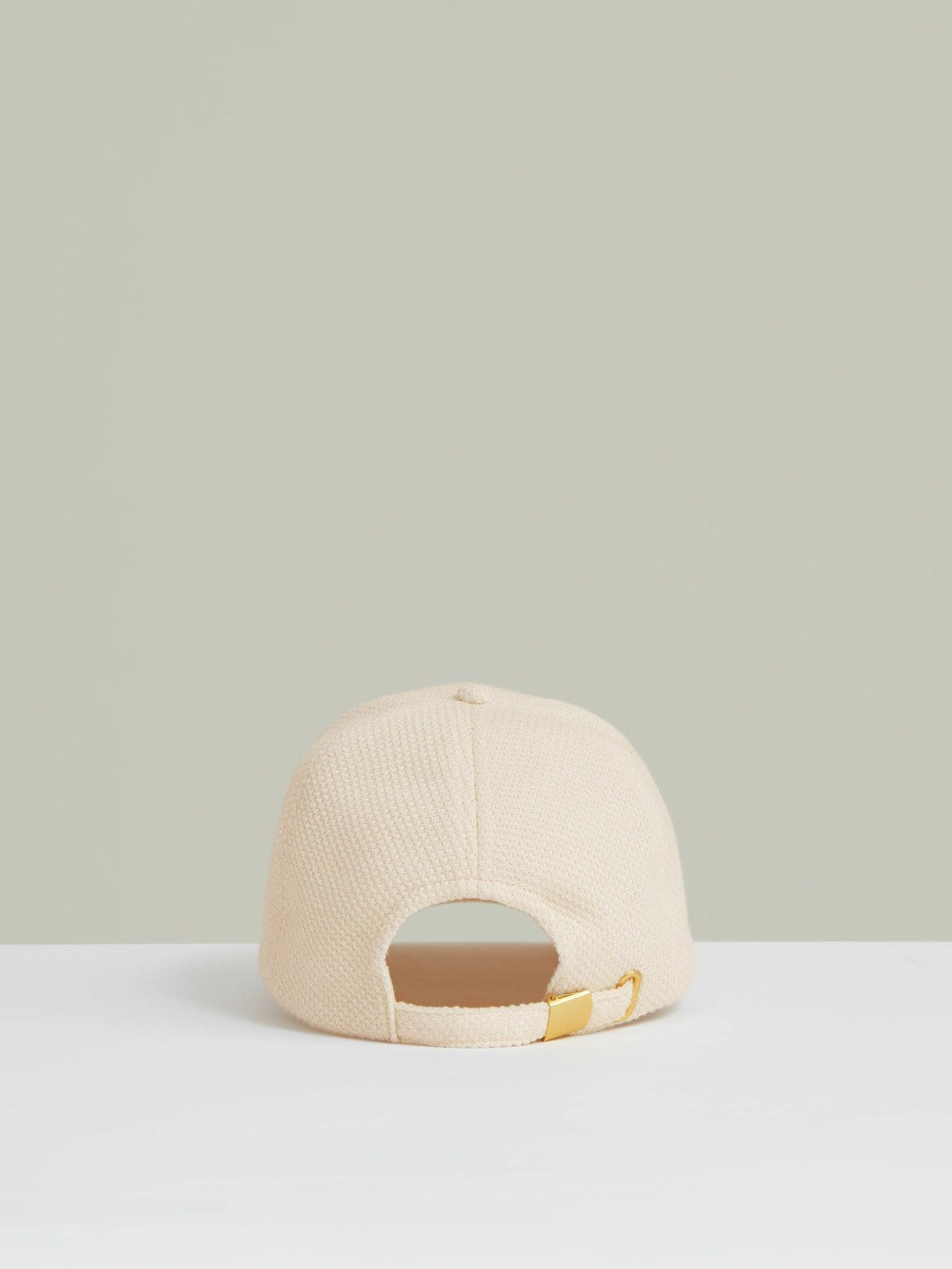 Waffle-Knit Baseball Cap in Neutral | Reiss Women Featured