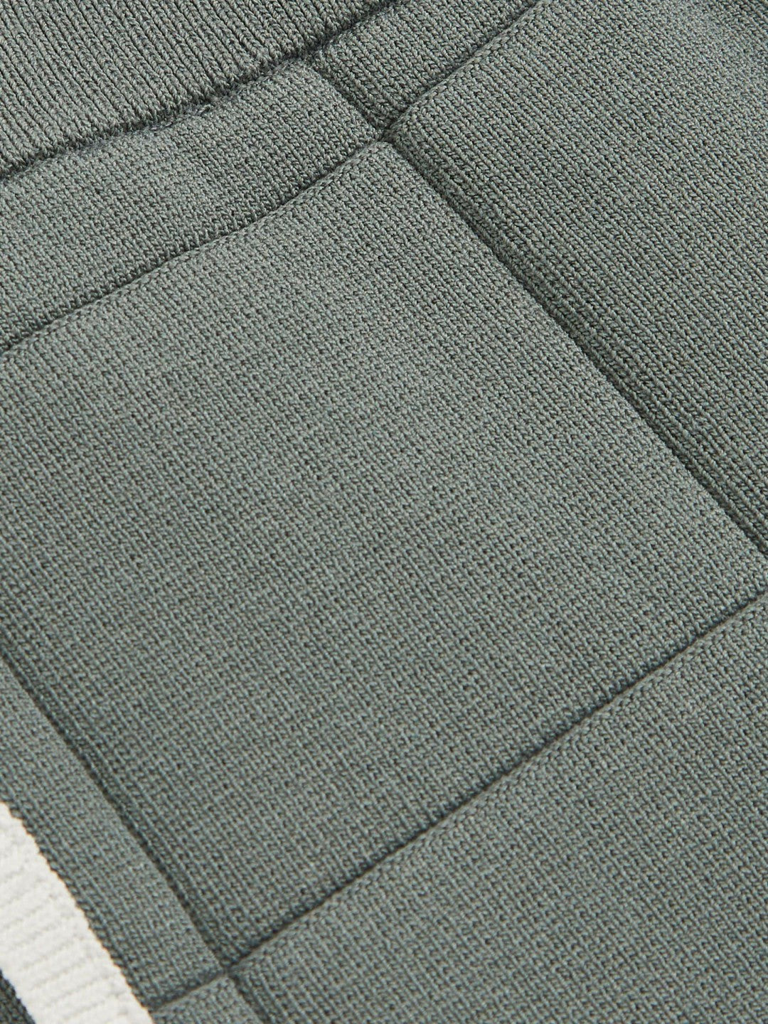 3-9 yrs Tipped Knit Stitch-Detail Shorts in Dark Sage Green | Reiss Children & Baby New