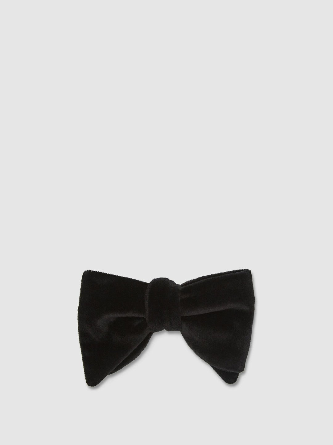 Velvet Bow Tie in Black | Reiss Men Signature