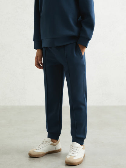 9-13 yrs Interlock Drawstring Joggers in Ocean Blue | Reiss Children & Baby Best Seller