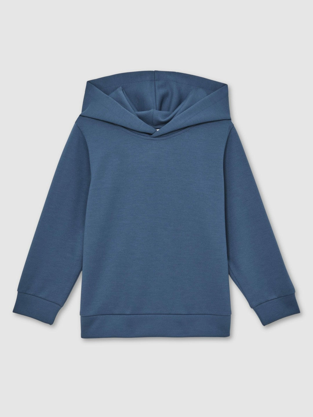 Interlock Jersey Hoodie in Ocean Blue | Reiss Children & Baby Best Seller