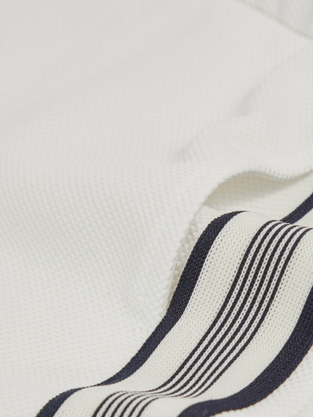 9-13 yrs Side Stripe Textured Shorts in White | Reiss Children & Baby Exclusive