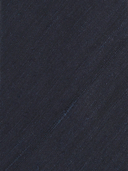 Silk Blend Textured Tie in Navy | Reiss Men Best Seller
