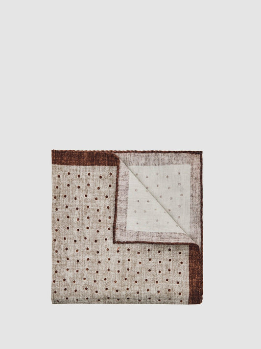 Pocket Squares in Grey Melange | Reiss Men Recommended