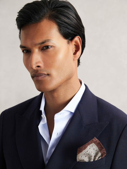 Pocket Squares in Grey Melange | Reiss Men Recommended