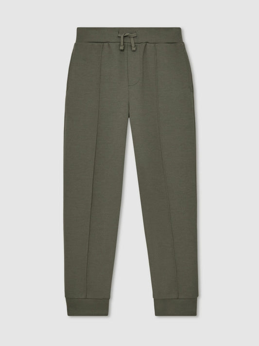 13-14 yrs Interlock Drawstring Joggers in Dark Sage | Reiss Children & Baby Exclusive