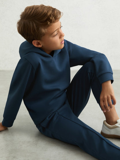 13-14 yrs Interlock Drawstring Joggers in Ocean Blue | Reiss Children & Baby Recommended