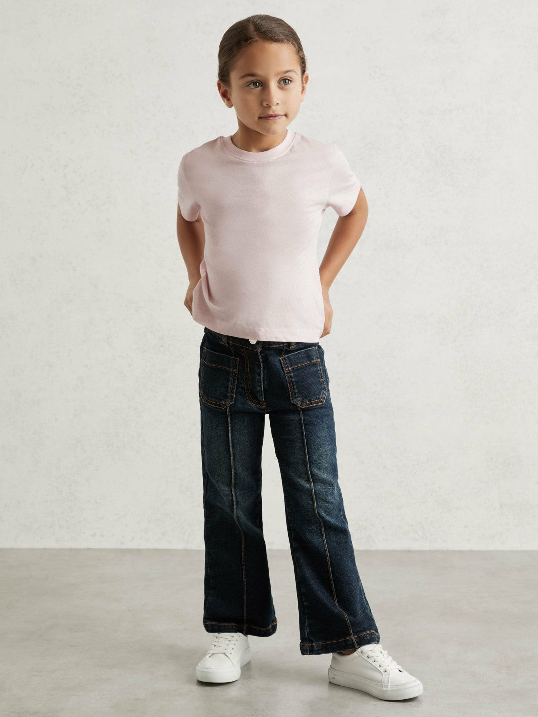 9-13 yrs Cotton Crew Neck T-Shirt in Pink | Reiss Children & Baby Recommended
