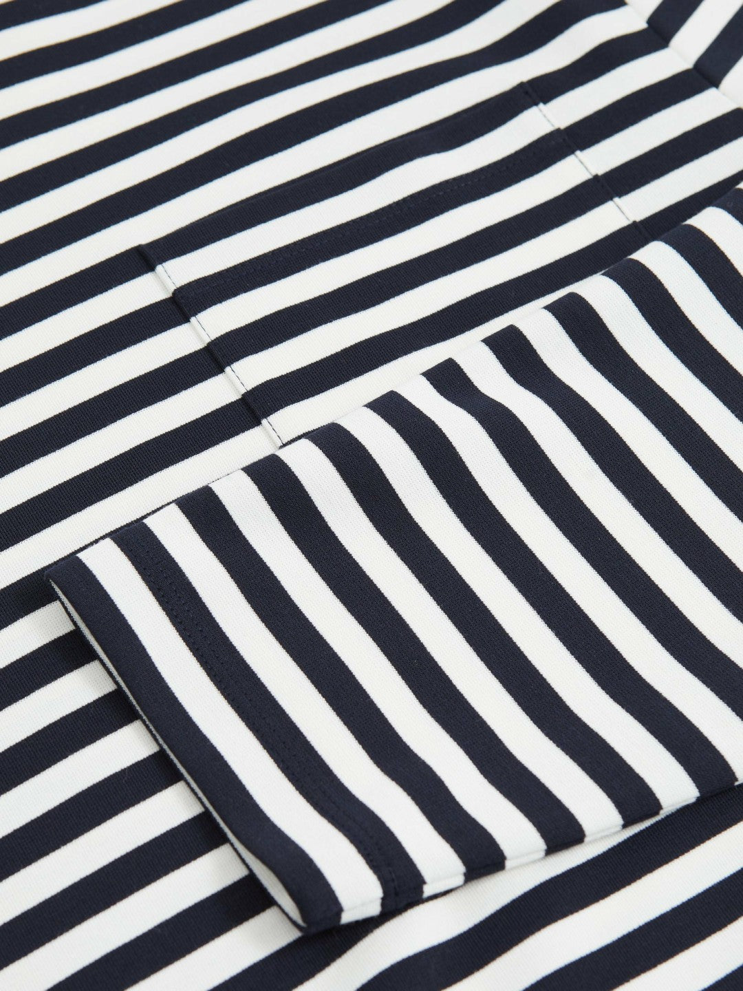 Striped Crew-Neck T-Shirt in Navy/White | Reiss Men Featured