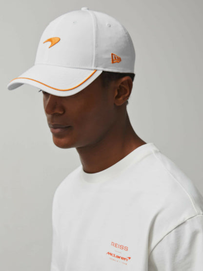 McLaren F1 Team Speedmark Logo Cap Unisex Fit in White | Reiss Men Signature